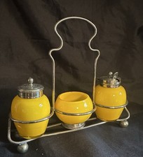Antique Lemon Glass Condiment