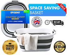 LARGE COLLAPSIBLE LAUNDRY BASKET WASHING CLOTHES BIN Foldable POP-UP Washing UK