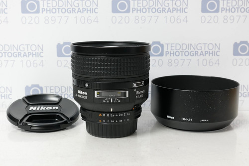 Nikon nikkor 85mm 1 - 85mm, f/1.4d