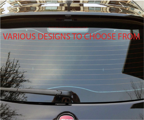 Various vinyl car stickers