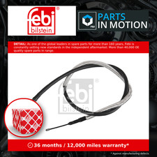 2x Handbrake Cables fits FIAT SCUDO 1.6D Rear Left or Right 07 to 16 Hand Brake