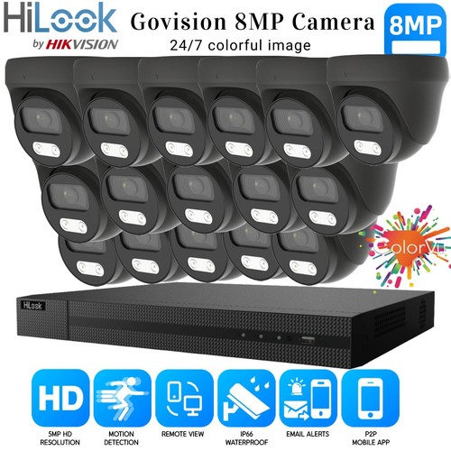 Hikvision 8mp colorvu cctv - 8mp,