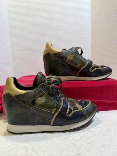 Ash camo wedge sneakers - camo,