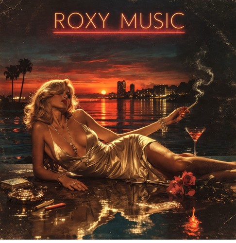 Roxy music red vinyl lp - roxy,