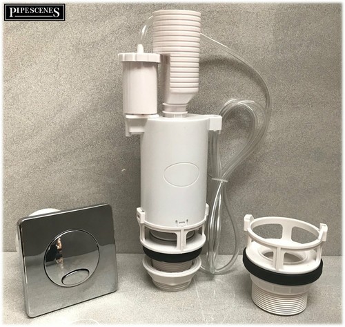 Pneumatic dual flush valve - dual,
