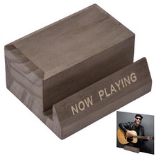 CD Record Stand Wooden Now Playing LP Storage Stands for Albums Home Decorating 