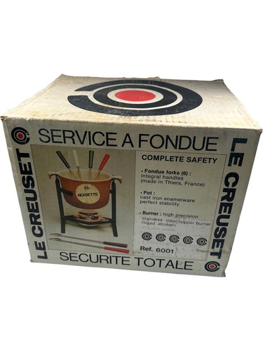 Creuset service fondue - creuset,