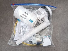 Toilet Cistern Dual Flush Valve Push Button, Wire-Controlled