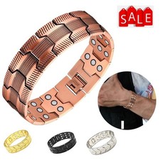 Three-Row Ultra Strength Magnetic Bracelet for Men Copper Bracelet 57 Magnet