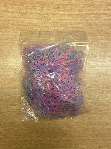 1000 mini hair elastics rubber - hair,