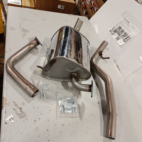 Intermediate exhaust muffler - intermediate,