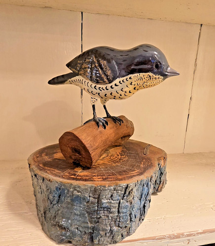 Vintage hand carved and - vintage,