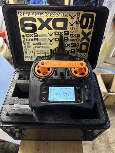 Spektrum dx9 transmitter black - dx9,
