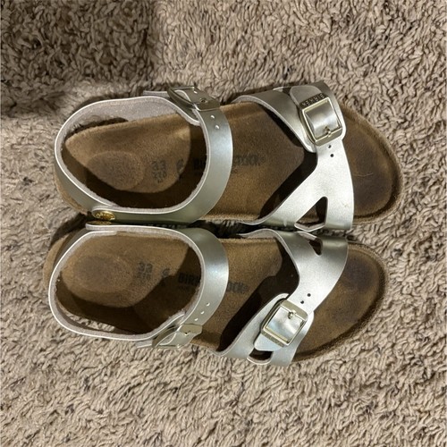Birkenstock rio kids silver - kids,