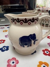Emma Bridgewater Vintage Half Pint Jug - Blue Elephant