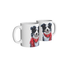 Border Collie Christmas Mug