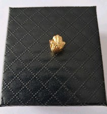 Lovely PANDORA Textured Hamsa Hand Mini Charm 14k gold plating
