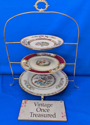 Three tier metal cake - three,