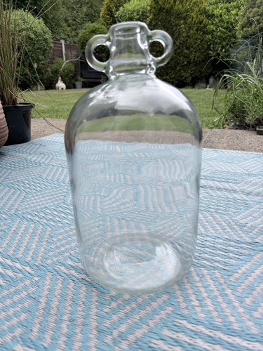 Large glass demijohn - large, /