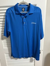 Blue Titleist Polo Size L