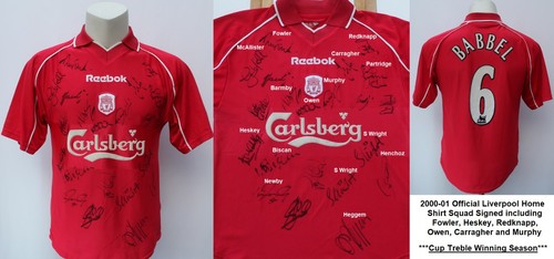 2000 liverpool home shirt - liverpool,