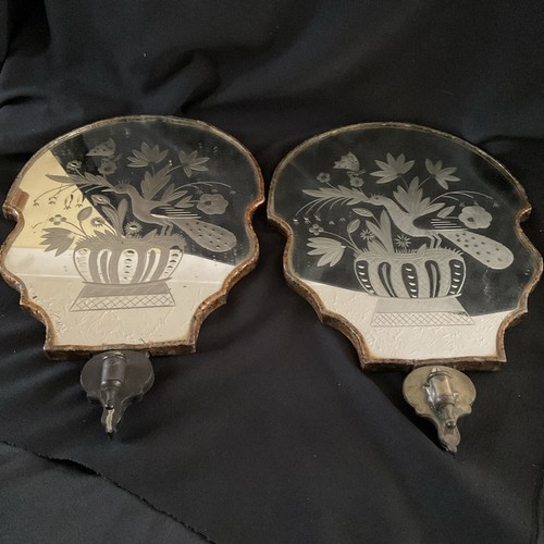 Pair french etched - pair,