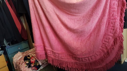 Vintage pink candlewick - vintage,