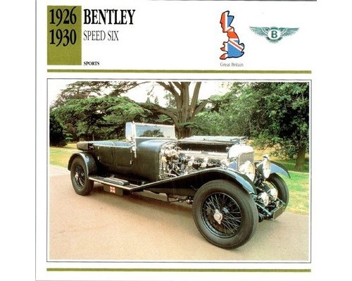 Bentley speed six 1928 - bentley, sports