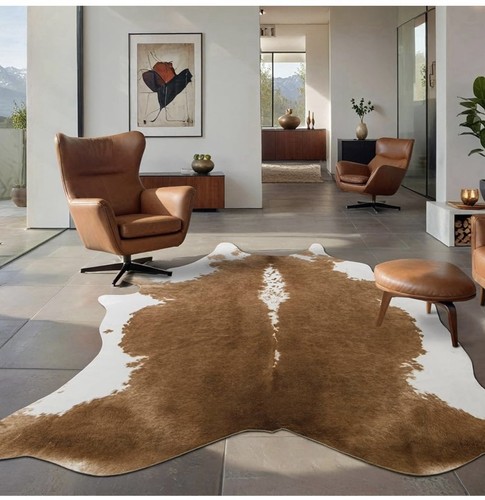 Faux cowhide rug - cowhide,