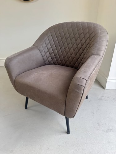 Next faux leather chair - leather,