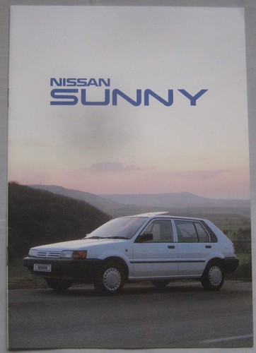 1988 nissan sunny brochure - sunny,