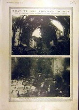 Original Old Vintage Print