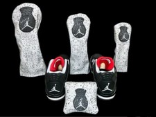 Air Jordan Head Cover Jordan IV tab Driver, Fairway, Hybrid, Putter