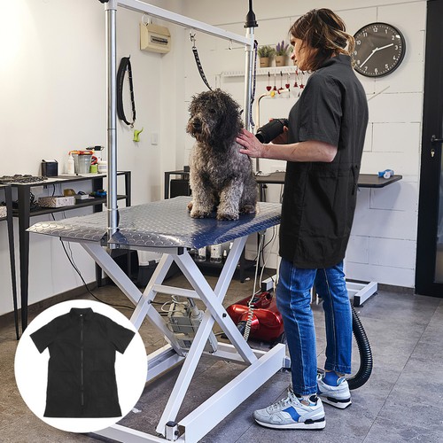 Dog grooming smock - grooming, outfit
