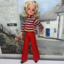 Vintage Pedigree 1970s Active Double Cup Waist Blonde Ballerina Sindy Doll
