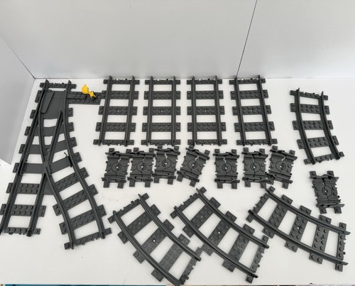 Official lego train track - train,