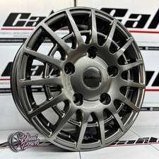 16" GUNMETAL. ALLOY WHEELS FIAT DUCATO  MOTORHOME VAN CAMPER  COMMERCIAL RATED