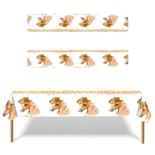 Horse racing tablecloth - horse,