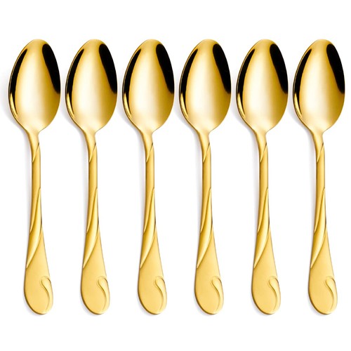 Gold dinner spoon - gold,