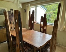 Unique dining table and chairs