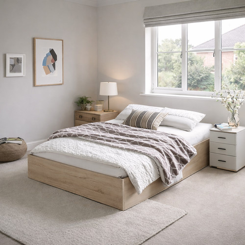 Bed frame double ottoman - ottoman, 4ft6