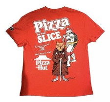 Official Teenage Mutant Ninja Turtles x Pizza Hut T-Shirt (Red, Size Medium)