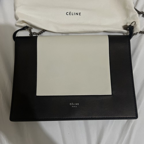 Celine black white smooth - black,