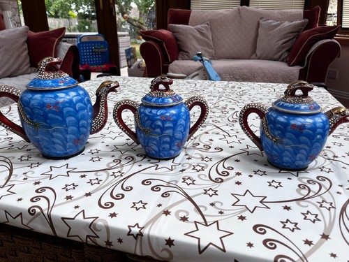 Japanese dragon tea - dragon, pots