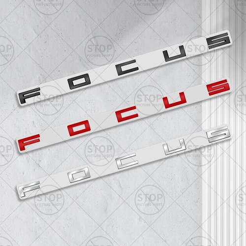 Gloss black focus lettering - gloss,