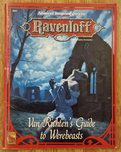 Rpg book rr7 ravenloft van - book,