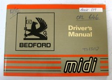 BEDFORD Mini Van Commercial Handbook Dec 1984 # TS1302