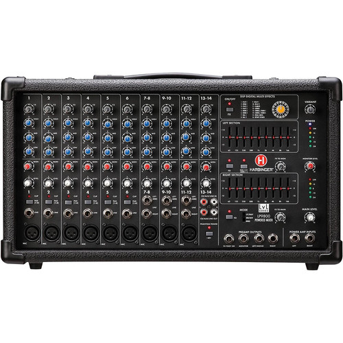 Harbinger lp9800 powered mixer - powered,