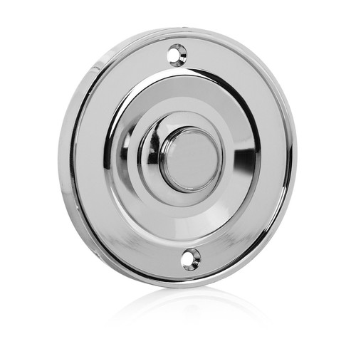 Chrome flush mount wired door - wired,