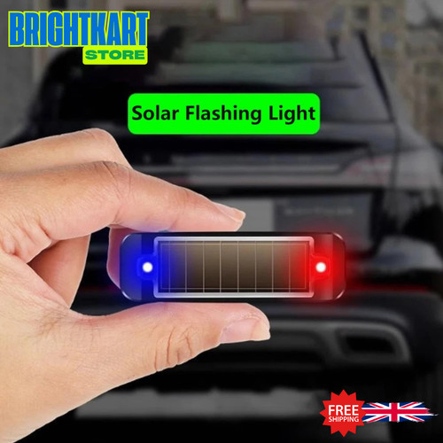 Led solar car dummy alarm - car,